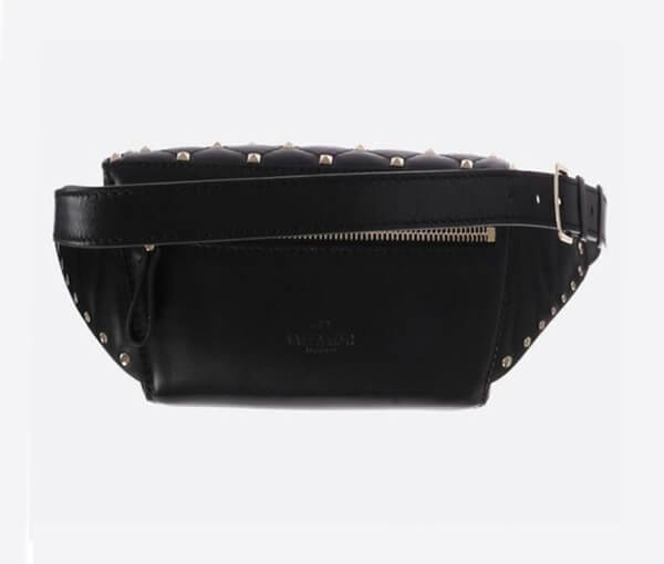 2019春夏新作 ヴァレンティノスーパーコピー ヴァレンティノ Rockstud Spike belt bag in quilted nappa